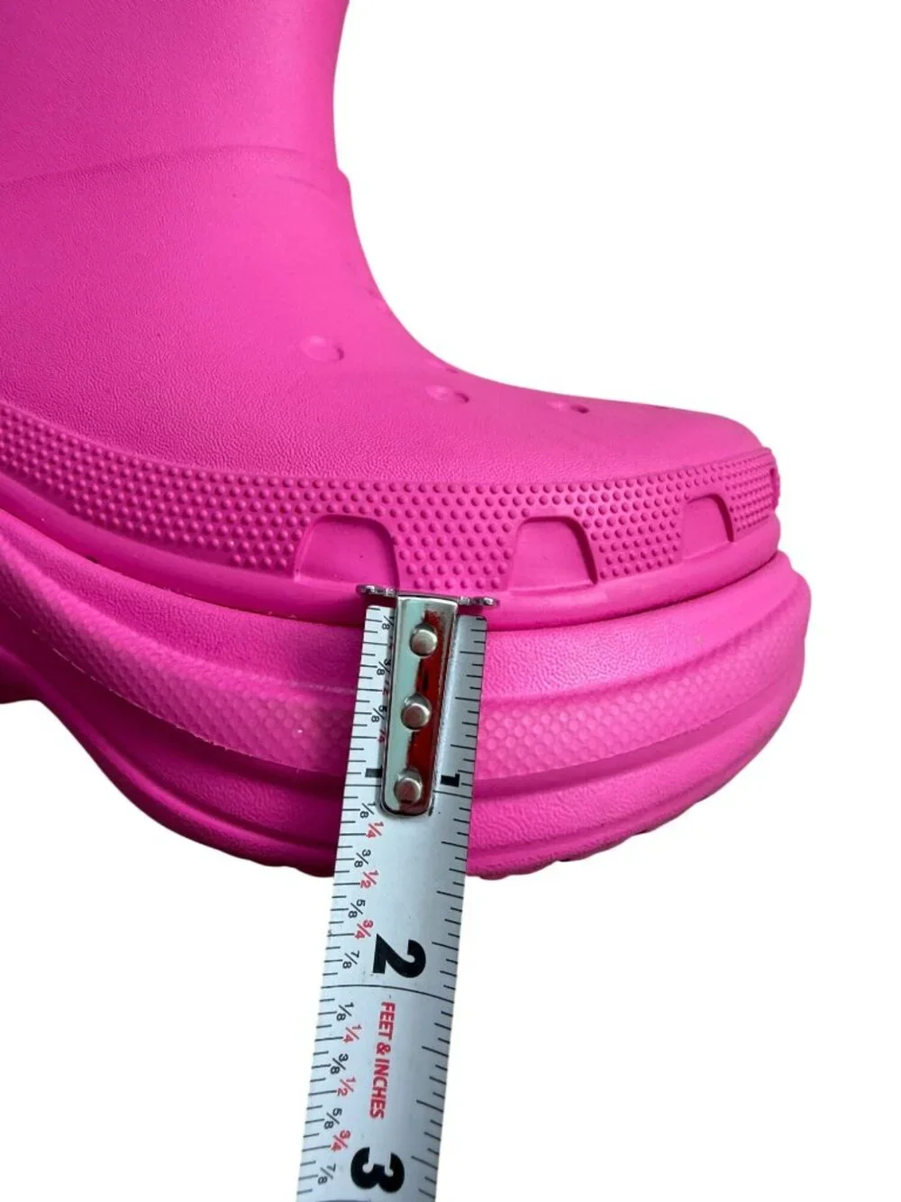BALENCIAGA x Crocs Pink Platform Boots Size 36 / US 6